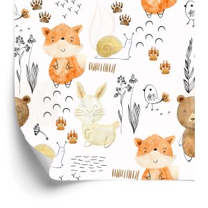 Papier Peint Animaux Aquarelles – Image 2