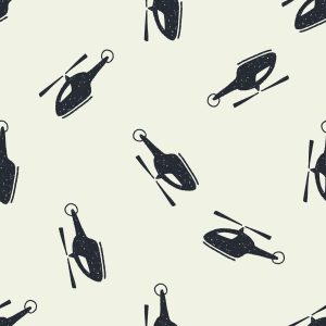 Papier Peint Hélicoptères Minimalistes – Image 1
