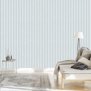 Papier Peint Rayures Verticales Vintage – Image 3