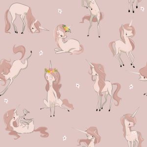 Papier Peint Pour Les Enfants - Licornes Mignonnes – Image 1