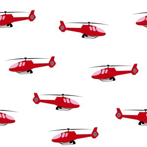 Papier Peint Hélicoptères Rouges De Conte De Fées – Image 1