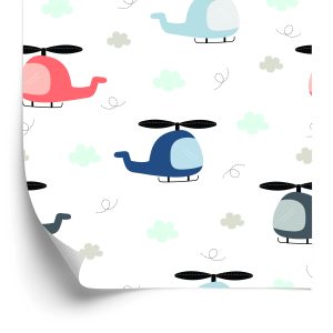 Papier Peint Beaux Hélicoptères Avec Des Nuages – Image 2