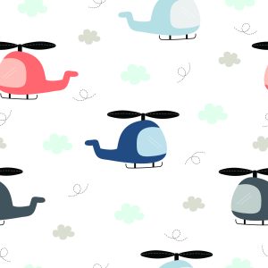 Papier Peint Beaux Hélicoptères Avec Des Nuages – Image 1