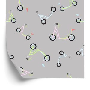 Papier Peint Trottinettes Colorées – Image 2