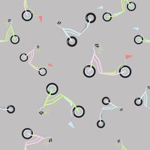 Papier Peint Trottinettes Colorées – Image 1