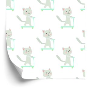 Papier Peint Chatons Sur Des Scooters – Image 2