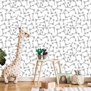 Papier Peint Trottinettes Noires Et Blanches – Image 5