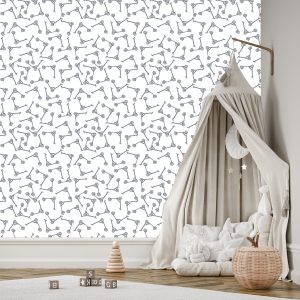 Papier Peint Trottinettes Noires Et Blanches – Image 3