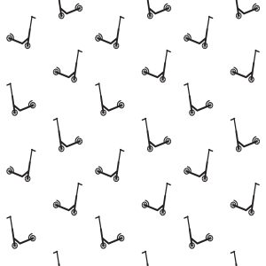 Papier Peint Trottinettes Minimalistes – Image 1