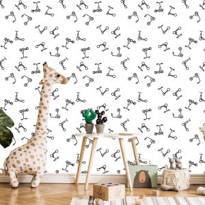 Papier Peint Trottinettes Pour Enfants – Image 5