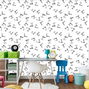 Papier Peint Trottinettes Pour Enfants – Image 4