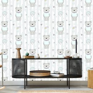 Papier Peint Pour Les Enfants - Ours En Peluche Amusants – Image 5