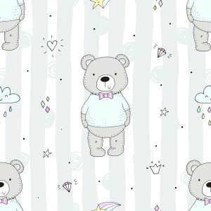 Papier Peint Pour Les Enfants - Ours En Peluche Amusants – Image 1