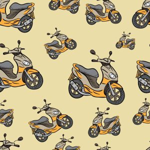Papier Peint Trottinettes Modernes – Image 1