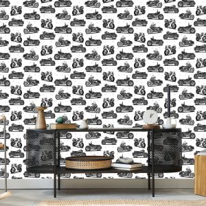 Papier Peint Motos En Noir Et Blanc – Image 5