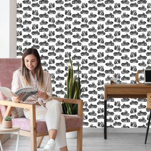 Papier Peint Motos En Noir Et Blanc – Image 7