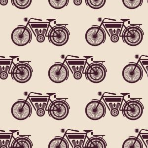 Papier Peint Croquis De Motos Anciennes – Image 1