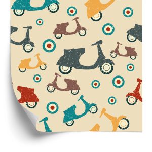 Papier Peint Trottinettes Anciennes – Image 2