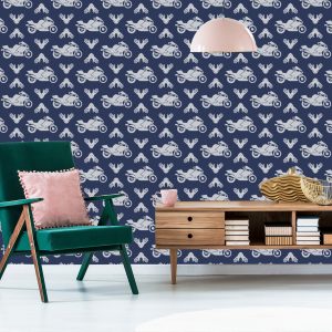 Papier Peint Motos Avec Des Ornements Modernes – Image 6