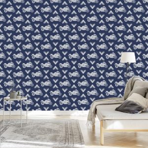 Papier Peint Motos Avec Des Ornements Modernes – Image 3