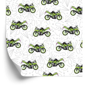 Papier Peint Motos Modernes Avec Des Motifs – Image 2