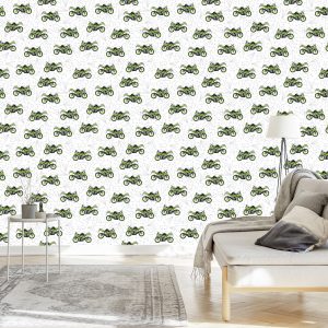 Papier Peint Motos Modernes Avec Des Motifs – Image 3