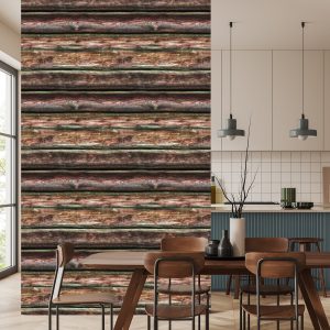 Papier Peint Planches De Bois Horizontales Réalistes – Image 4