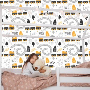 Papier Peint Locomotive À Vapeur Jouet – Image 7