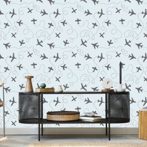 Papier Peint Avions À Motifs – Image 5