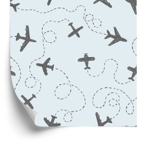 Papier Peint Avions À Motifs – Image 2