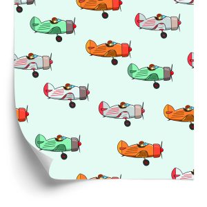 Papier Peint Avions Vintage De Conte De Fées – Image 2