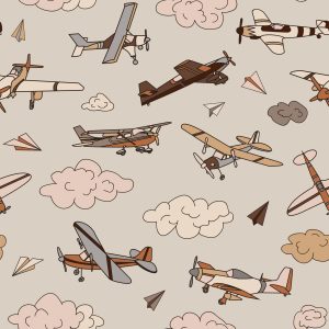 Papier Peint Avions D'époque – Image 1