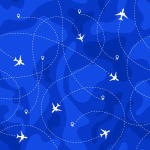 Papier Peint Trajectoires De Vol D'avion – Image 1