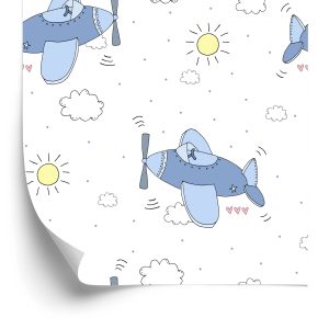 Papier Peint Avions De Conte De Fées Dans Le Ciel – Image 2