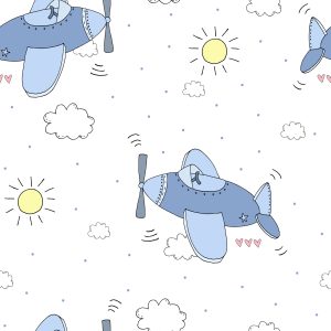 Papier Peint Avions De Conte De Fées Dans Le Ciel – Image 1