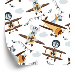 Papier Peint Animaux De Conte De Fées Dans Les Avions – Image 2