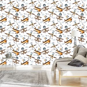 Papier Peint Animaux De Conte De Fées Dans Les Avions – Image 3