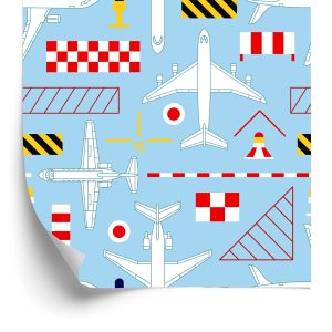 Papier Peint Esquisses Techniques D'avions – Image 2