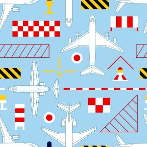 Papier Peint Esquisses Techniques D'avions – Image 1