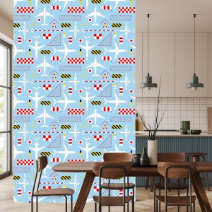 Papier Peint Esquisses Techniques D'avions – Image 4