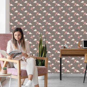 Papier Peint Avions Roses – Image 7
