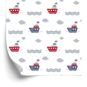 Papier Peint Navires Colorés De Conte De Fées – Image 2