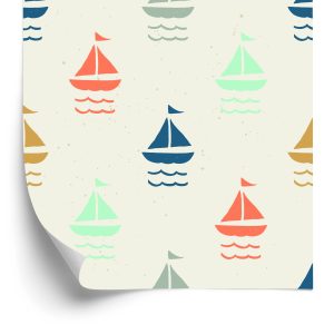 Papier Peint Voiliers Colorés – Image 2