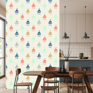 Papier Peint Voiliers Colorés – Image 4
