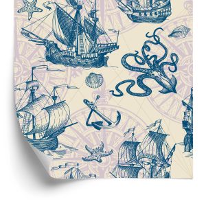 Papier Peint Voiliers D'époque – Image 2