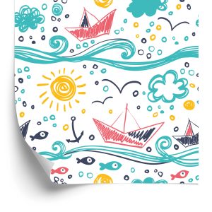Papier Peint Voiliers Tirés Sur Les Vagues – Image 2