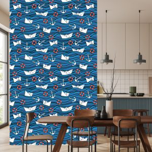 Papier Peint Bateaux En Papier Dans La Mer – Image 4