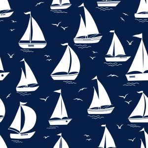 Papier Peint Silhouettes De Voiliers – Image 1
