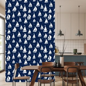 Papier Peint Silhouettes De Voiliers – Image 4