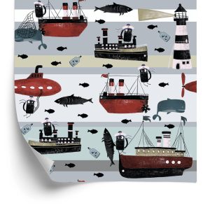 Papier Peint Animaux De Conte De Fées Sur Les Navires – Image 2